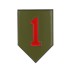 Bild von 1st Infantry US Army WWII Metall Sammlerabzeichen